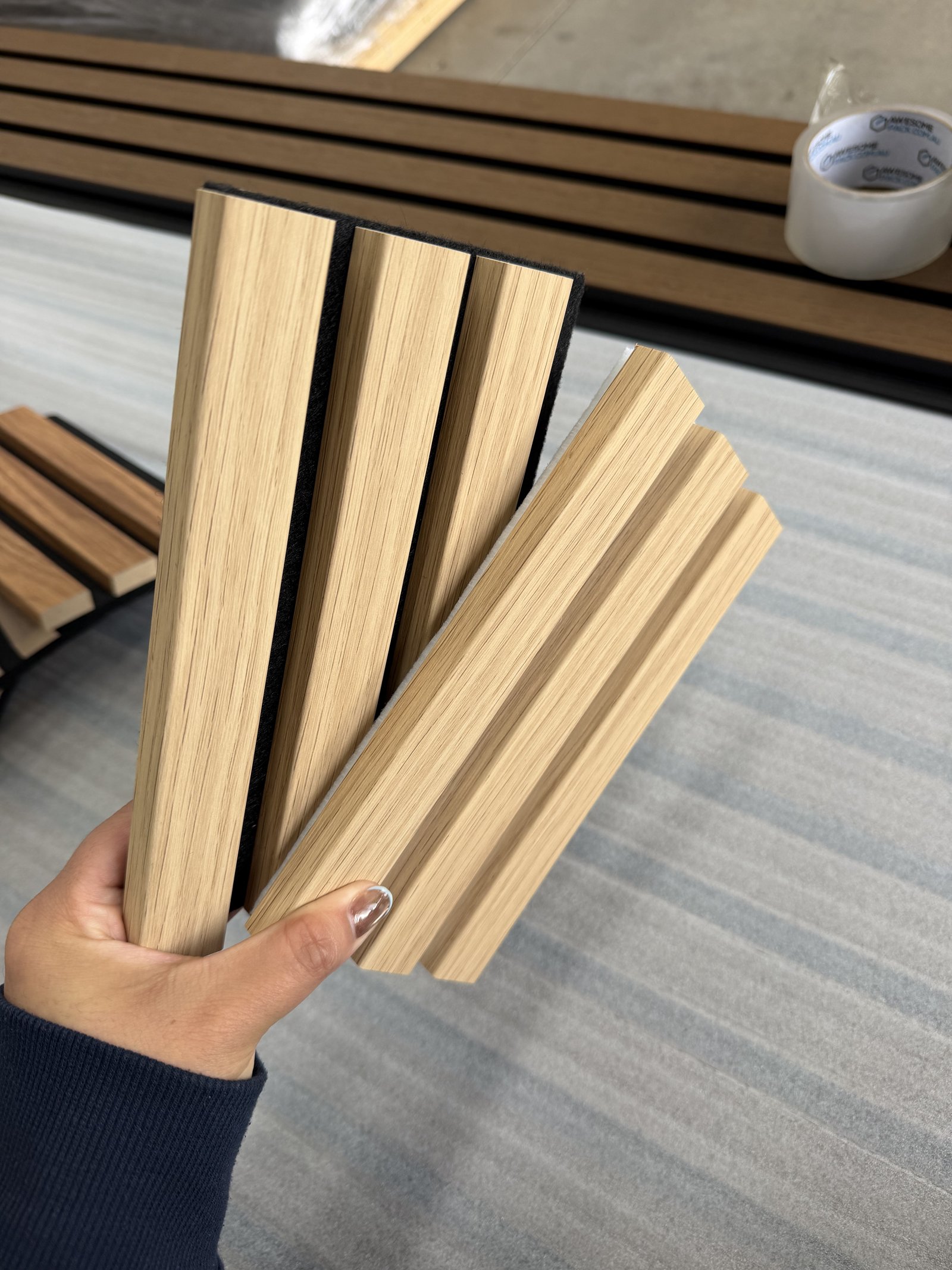 Acoustic Slat Wood Panels – Sound Absorption (2.7m) photo 15