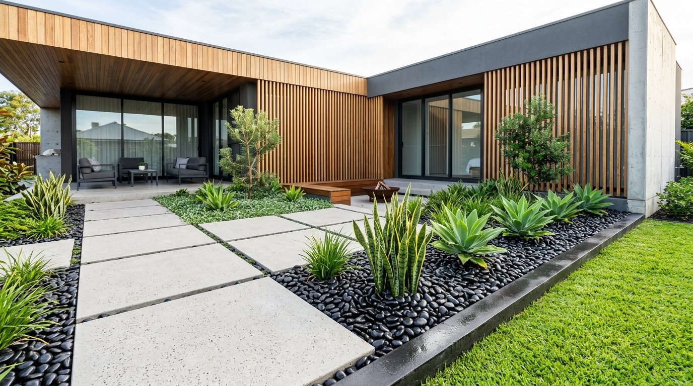 Black Polished Pebbles – High-Lustre Decorative Stone photo 2
